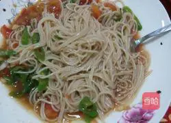 Illustration of making cold noodles at home 1