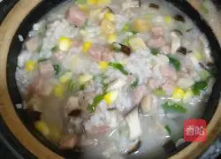 For scallop and vegetable porridge Practice illustration 5