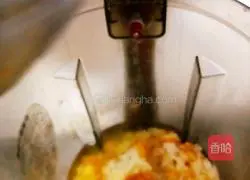 Illustration of how to make pumpkin rice cereal 7