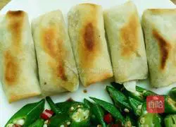 Illustration of how to make simple spring rolls 6