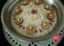 Illustration of how to make bean dregs hair cake 13