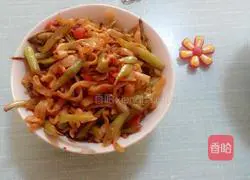 Illustration of how to make braised beans and noodles 18