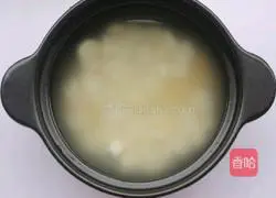 Illustration of how to make millet and yam porridge 6