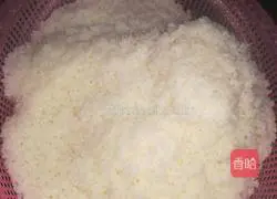 Illustration of braised rice with broad beans and peas 3