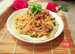 Recipe for braised noodles with rice dumplings and lentils Illustration 15