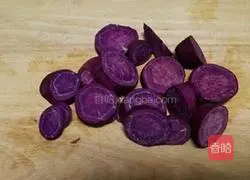 Purple sweet potato porridge recipe 2