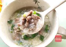 Illustration of how to make beef and vegetable porridge 11