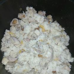 Braised rice with taro and radish