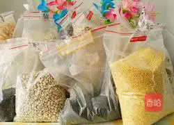 Illustration of making whole grain rice 1