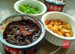 Illustration of how to make cold noodles with mushroom sauce 4