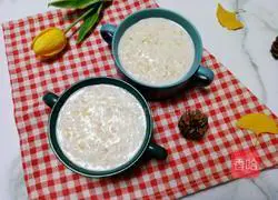 Milk Brown Rice Oatmeal Porridge Recipe Illustration 8