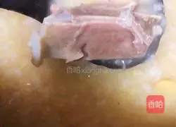 Baby Complementary Food: Corn Grits and Pork Ribs Porridge Recipe Illustration 6