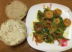 Thai Shrimp Burger Recipe Illustration 6