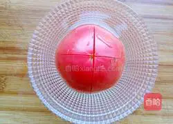 Illustration of how to make fried tomato and egg rice bowl 3