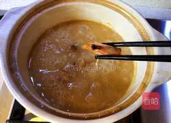 Illustration of how to make shrimp porridge 8