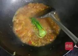 Illustration of how to make minced meat and marinated cold noodles 4