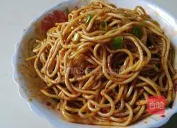 Illustration of how to make cold noodles 5