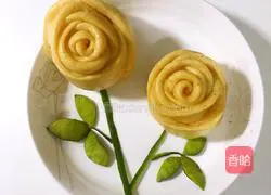Illustration of how to make rose rolls 12