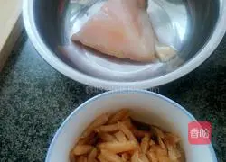 Illustration of how to make fried rice noodles 2