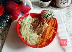 Illustration of how to make cold noodles with sesame sauce 7