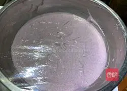 Illustration of how to make purple rice cake 7