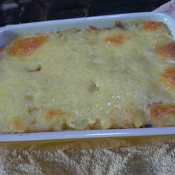 Cheese and Potato Baked Rice