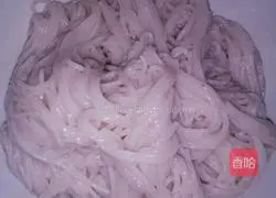 Illustration of how to make fried rice noodles 2