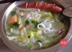Illustration of soup rice noodles 2