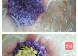 Illustration of how to make simple rice balls 3