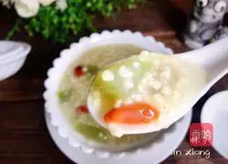 Illustration of how to make melon and millet porridge 10