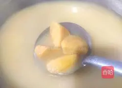 Illustration of how to make stick noodles and sweet potato porridge 9