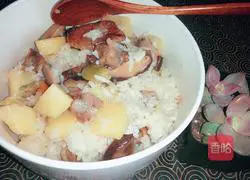 Potato Sausage Braised Rice Recipe Illustration 12