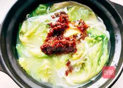 Illustration of how to make spicy rice noodles 8 