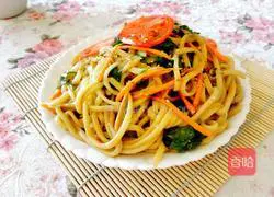 Illustration of how to make Beijing-style cold noodles 5