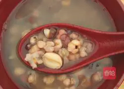 Barley, Red Bean and Lotus Seed Porridge Recipe Illustration 4
