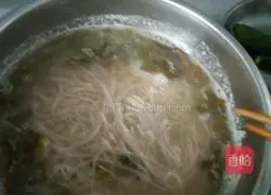 Illustration of how to cook rice noodles for lazy people 9