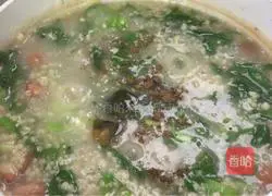 Illustration of how to make peanut millet porridge 7