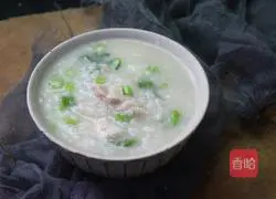 Illustration of how to make cabbage and lean meat porridge 8