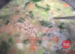 Illustration of how to make carrot and millet porridge 9