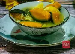 Chestnut, pumpkin and sweet potato Illustration of how to make millet porridge 7