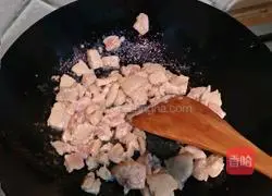 Illustration of how to make curry chicken rice 3