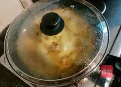 Illustration of how to make crispy pork pancakes 16