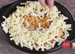 Illustration of Korean Cheese Curry Baked Rice 11