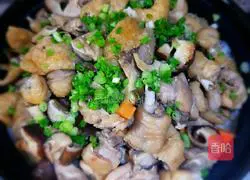 Illustration of the Mushroom and Chicken Claypot Rice 16