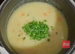 Chicken, millet and radish porridge recipe 11