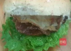 Illustration of how to make whole wheat burger 9