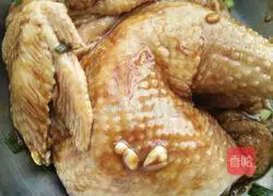 Illustration of how to bake chicken in rice cooker 2