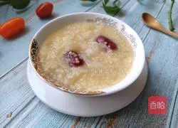 Illustration of how to make white fungus, red dates and millet porridge 7