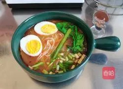 Illustration of how to make spicy and sour rice noodles 11