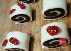 Cocoa Flower Roll Illustration of how to do it 3